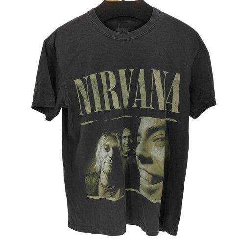 プリントクルーネックバンドTシャツ メンズ JPN:M